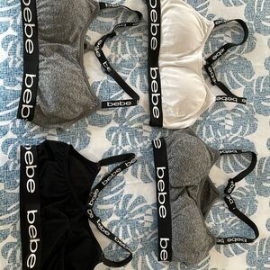 Lot of BEBE sports bras M